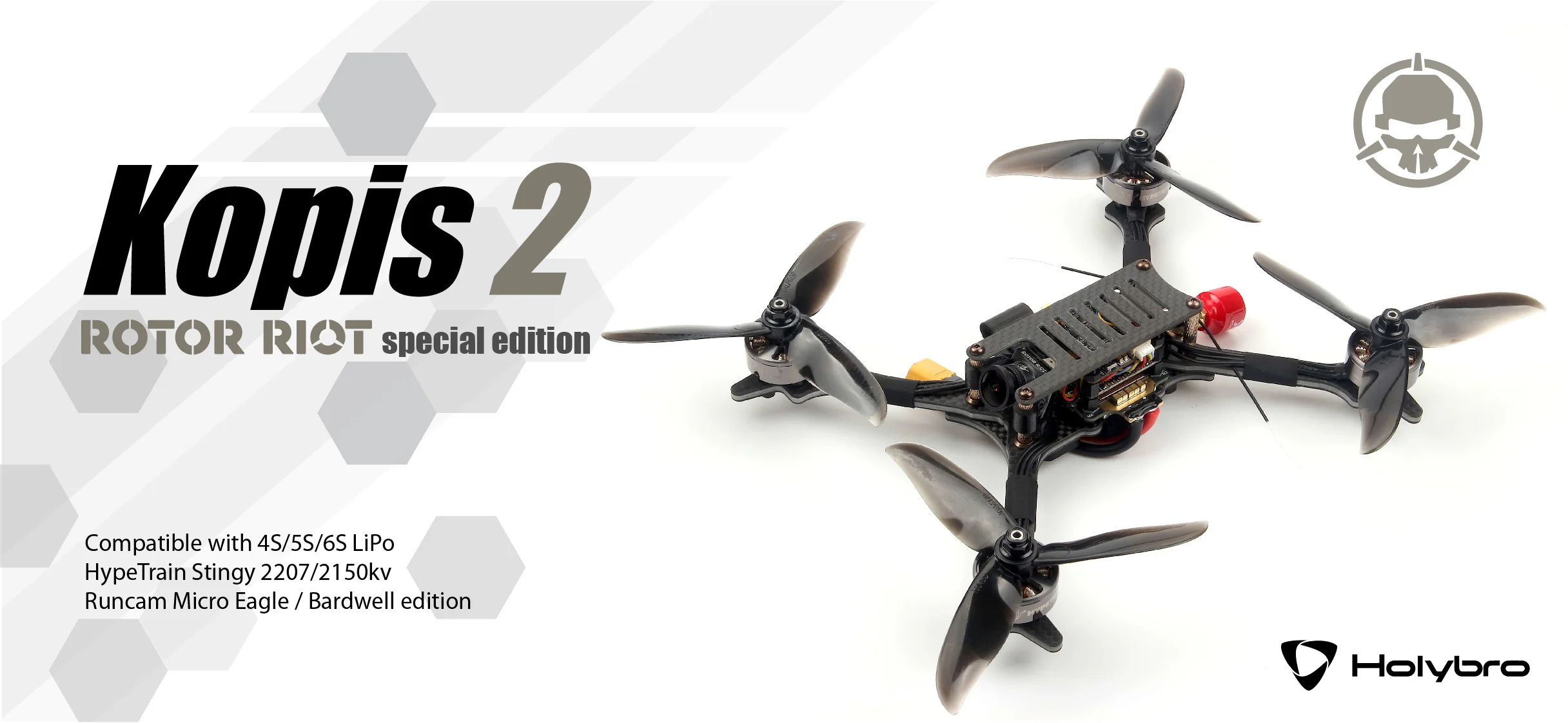 Holybro Kopis 2 ROTOR RIOT Edition, BNF tope gama