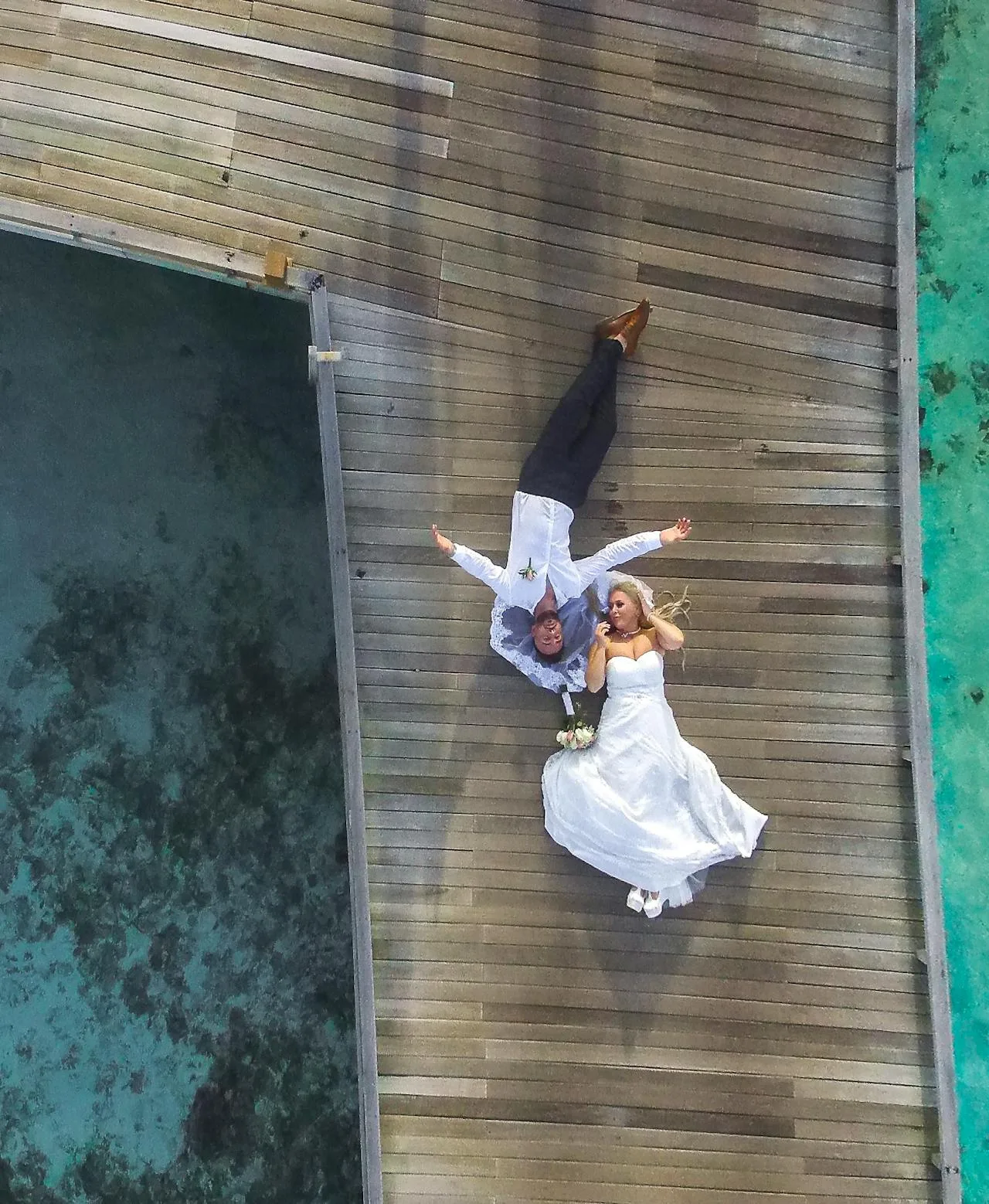 Fotografía aérea de boda con drones — Dronemania