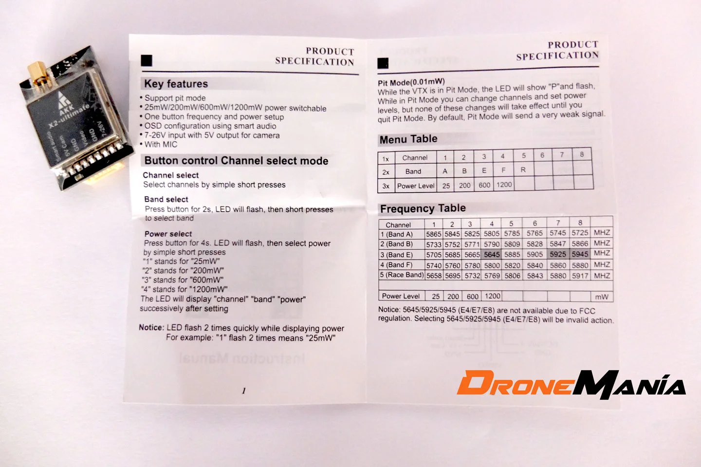 akk x2 ultimate manual